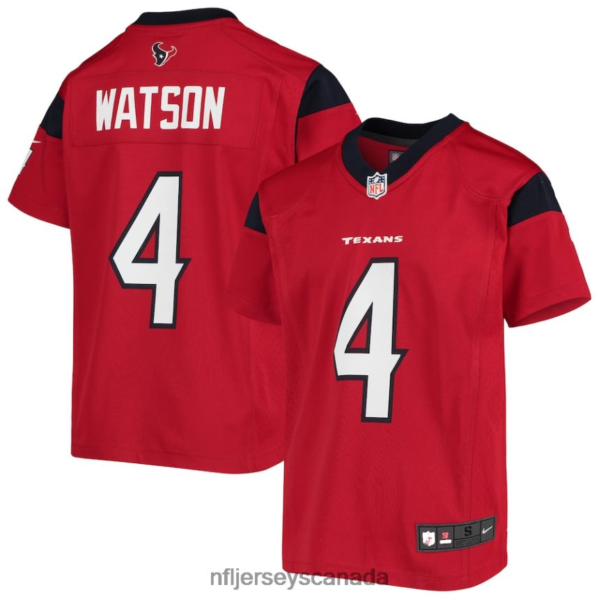 Youth Houston Texans Deshaun Watson Nike Red Player Game Jersey Clothing NFL TBXFR65559