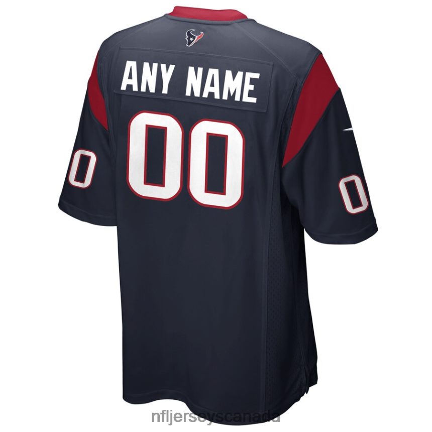 Youth Houston Texans Nike Navy Custom Game Jersey Clothing NFL TBXFR61379