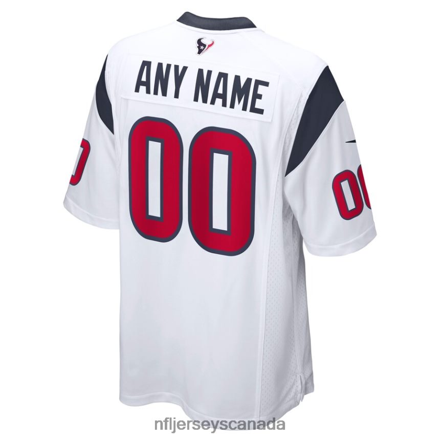 Youth Houston Texans Nike White Custom Game Jersey Clothing NFL TBXFR62858