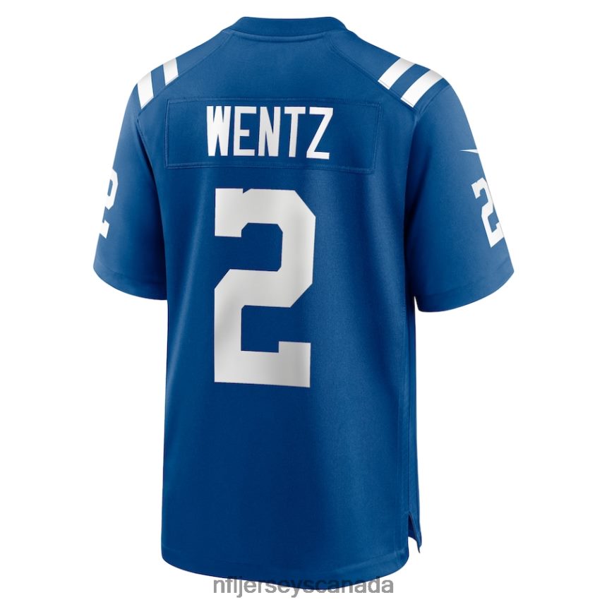 Youth Indianapolis Colts Carson Wentz Nike Royal Game Jersey Clothing NFL TBXFR63388