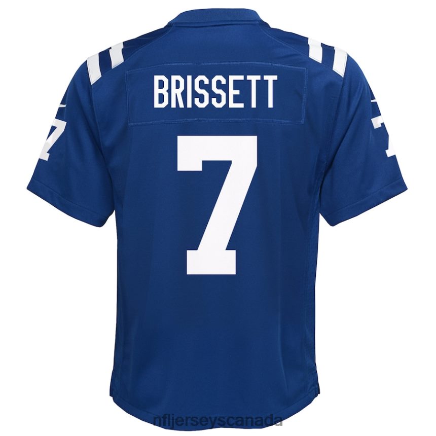 Youth Indianapolis Colts Jacoby Brissett Nike Royal Game Jersey Clothing NFL TBXFR63920