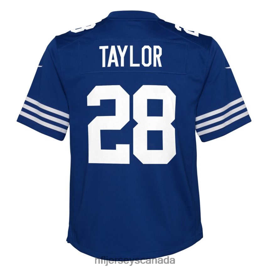 Youth Indianapolis Colts Jonathan Taylor Nike Royal Alternate Game Jersey Clothing NFL TBXFR63195
