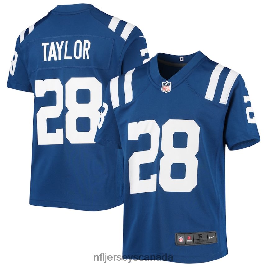 Youth Indianapolis Colts Jonathan Taylor Nike Royal Game Jersey Clothing NFL TBXFR62231