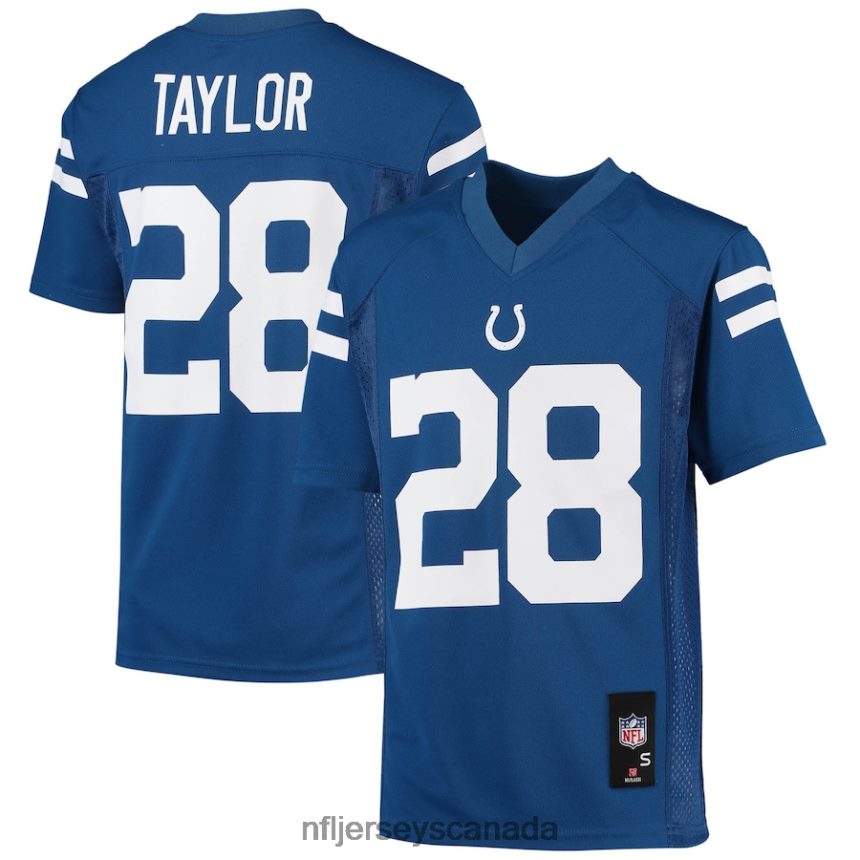 Youth Indianapolis Colts Jonathan Taylor Royal Replica Player Jersey Clothing NFL TBXFR6831