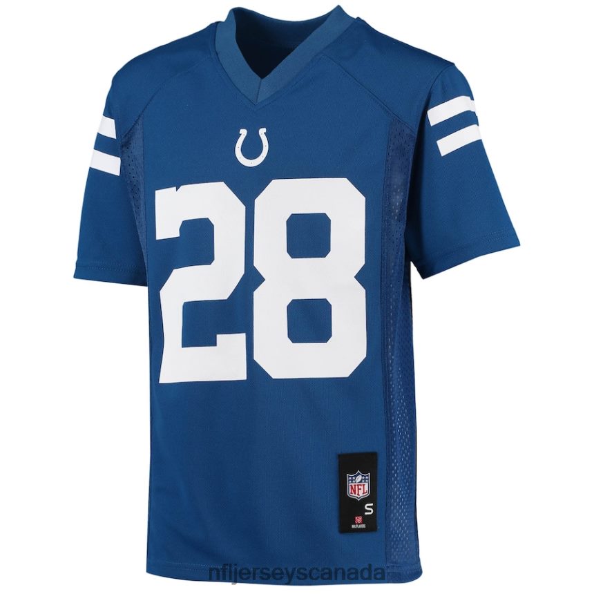 Youth Indianapolis Colts Jonathan Taylor Royal Replica Player Jersey Clothing NFL TBXFR6831