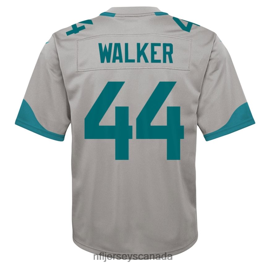 Youth Jacksonville Jaguars Travon Walker Nike Silver Inverted Game Jersey Clothing NFL TBXFR63198