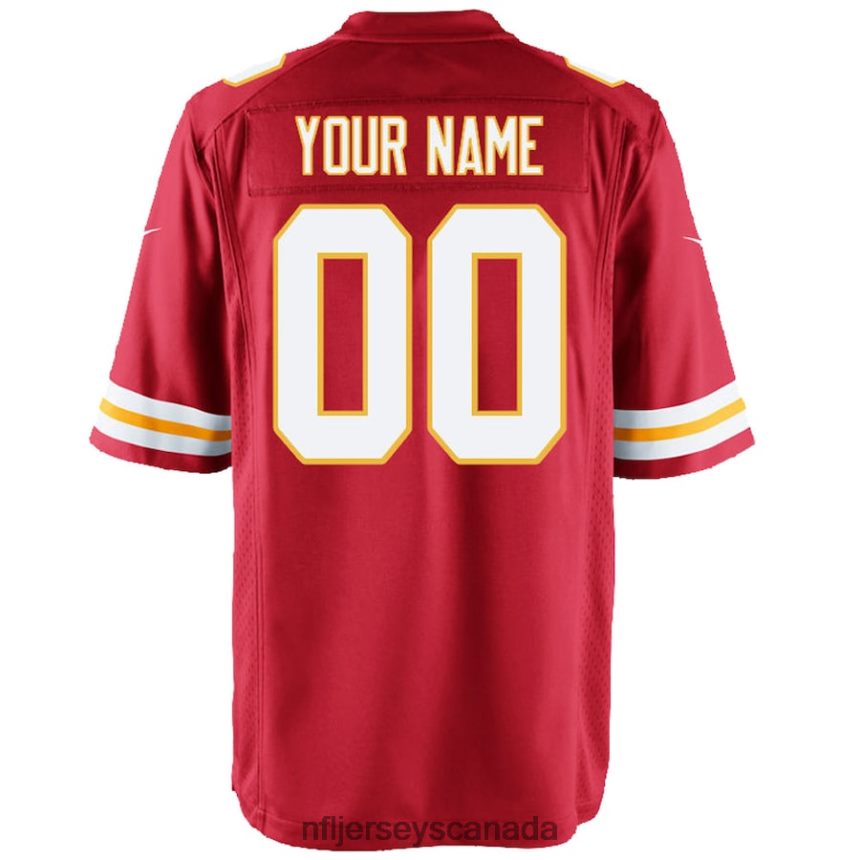 Youth Kansas City Chiefs Nike Red Custom Game Jersey Clothing NFL TBXFR677