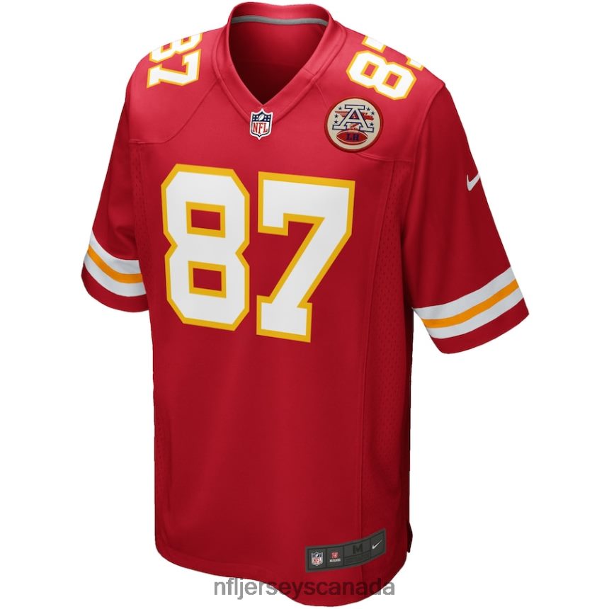 Youth Kansas City Chiefs Travis Kelce Nike Red Team Color Game Jersey Clothing NFL TBXFR6133