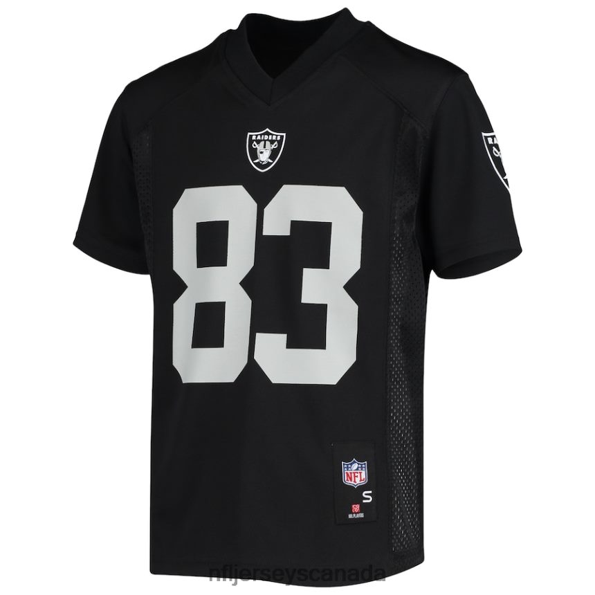 Youth Las Vegas Raiders Darren Waller Black Replica Player Jersey Clothing NFL TBXFR61070