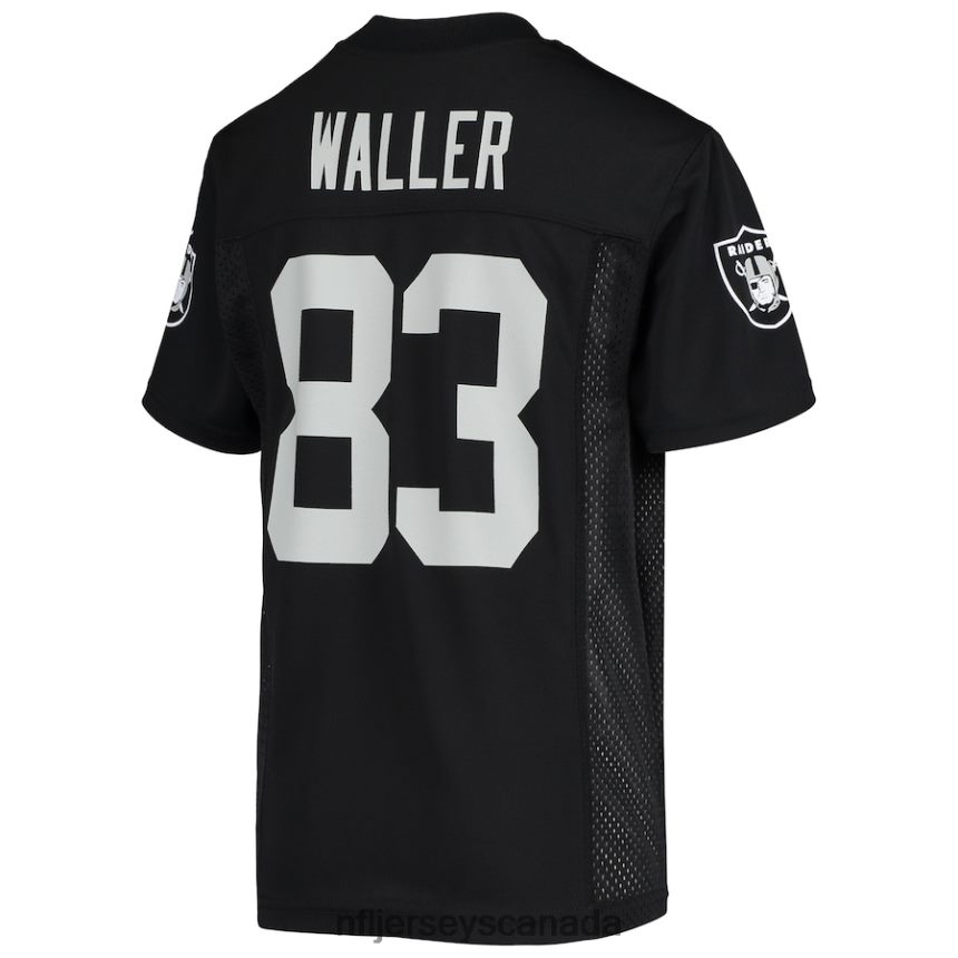 Youth Las Vegas Raiders Darren Waller Black Replica Player Jersey Clothing NFL TBXFR61070