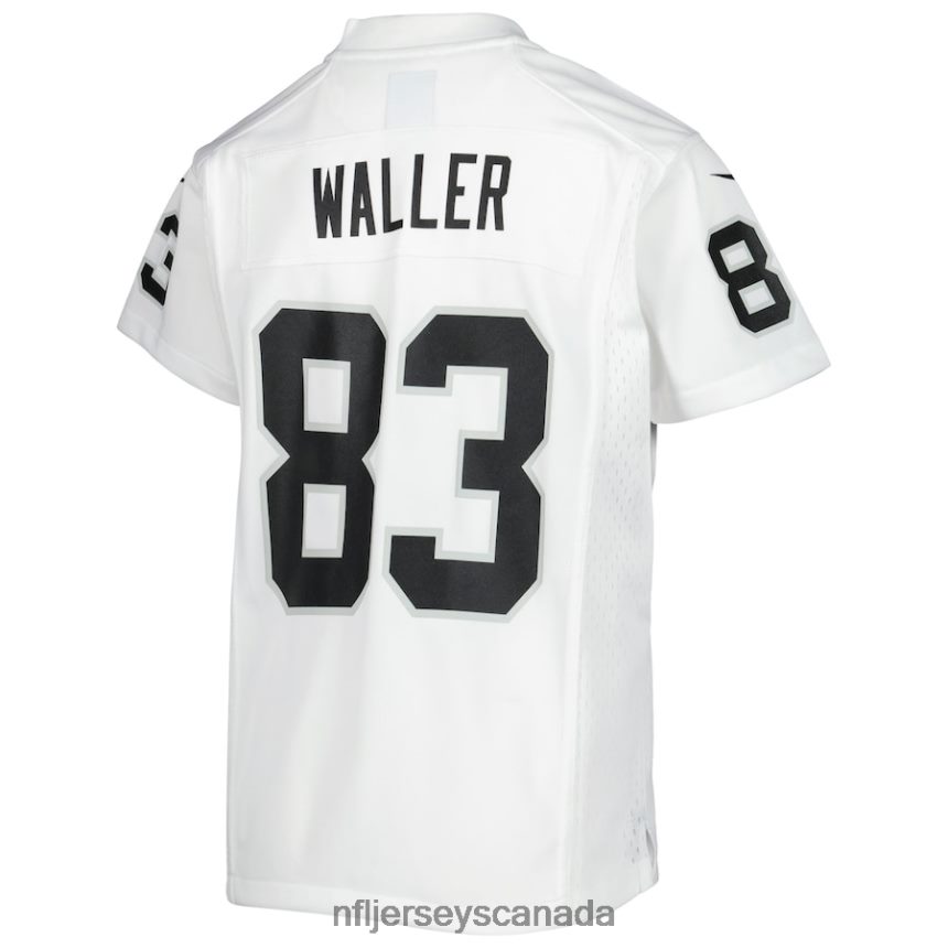 Youth Las Vegas Raiders Darren Waller Nike White Game Jersey Clothing NFL TBXFR63145