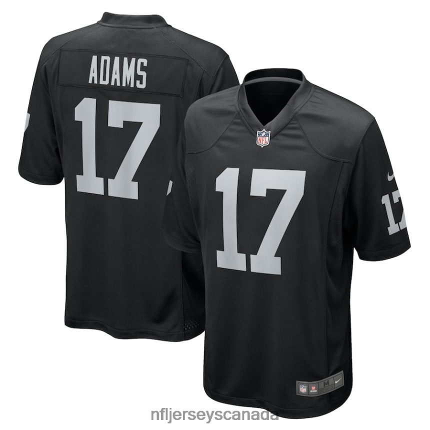Youth Las Vegas Raiders Davante Adams Nike Black Game Jersey Clothing NFL TBXFR6200