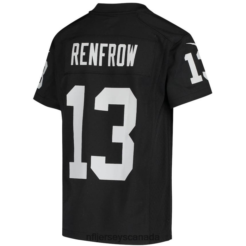 Youth Las Vegas Raiders Hunter Renfrow Nike Black Game Jersey Clothing NFL TBXFR62225