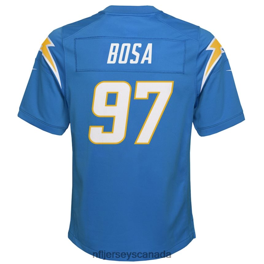 Youth Los Angeles Chargers Joey Bosa Nike Powder Blue Game Jersey Clothing NFL TBXFR63571