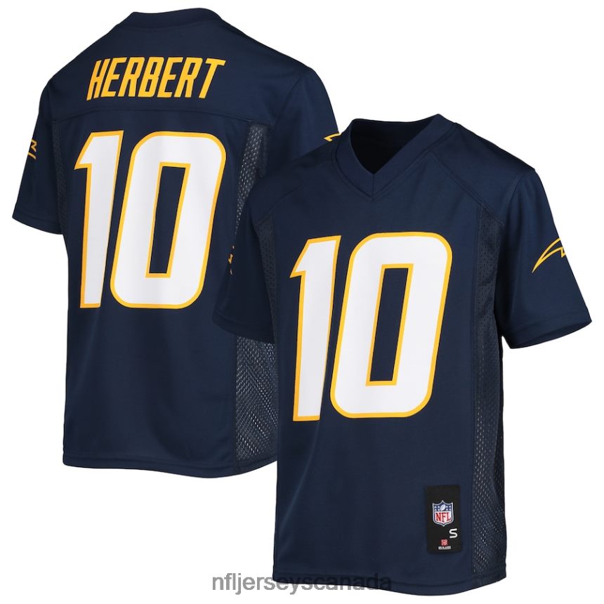 Youth Los Angeles Chargers Justin Herbert Navy Replica Player Jersey Clothing NFL TBXFR61696