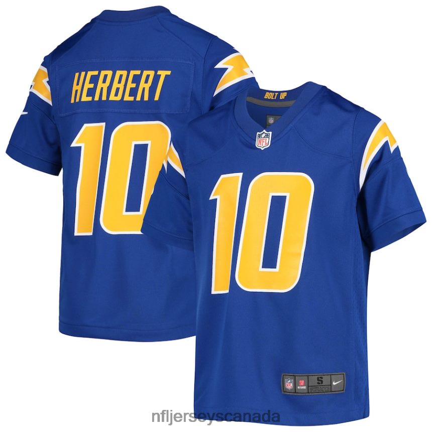 Youth Los Angeles Chargers Justin Herbert Nike Royal Game Jersey Clothing NFL TBXFR6973