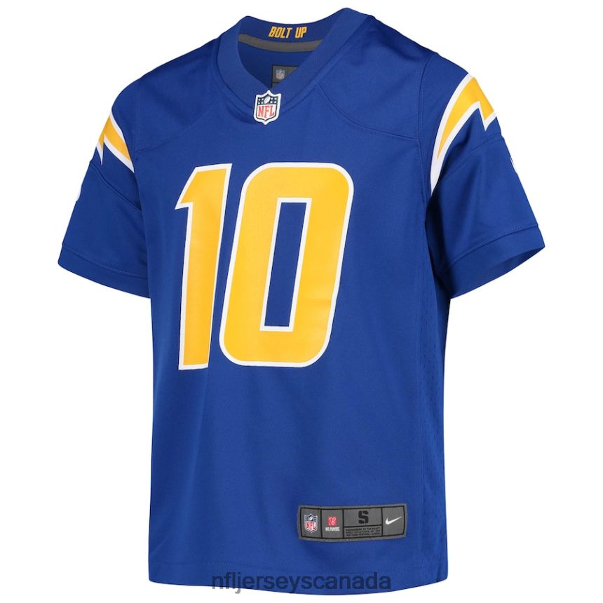 Youth Los Angeles Chargers Justin Herbert Nike Royal Game Jersey Clothing NFL TBXFR6973