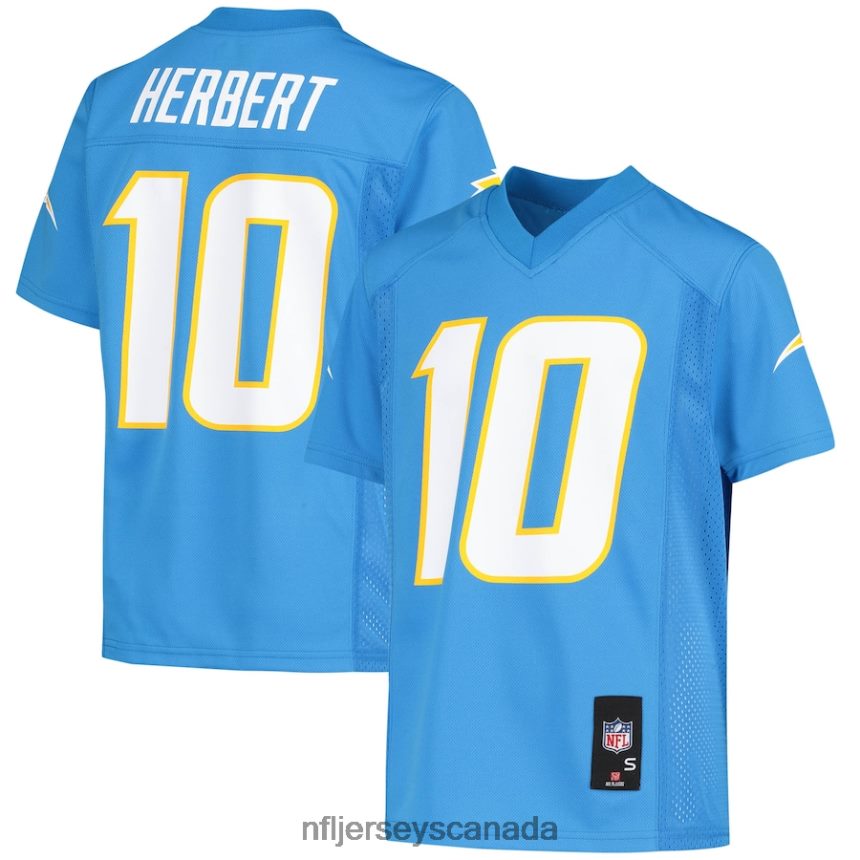 Youth Los Angeles Chargers Justin Herbert Powder Blue Replica Player Jersey Clothing NFL TBXFR6546