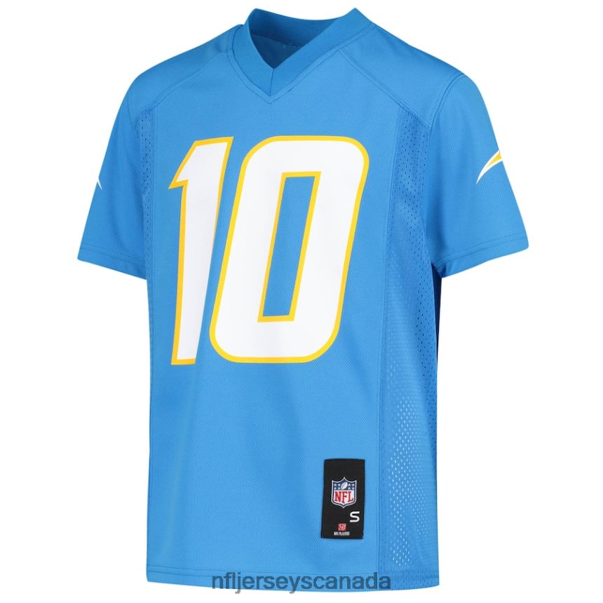 Youth Los Angeles Chargers Justin Herbert Powder Blue Replica Player Jersey Clothing NFL TBXFR6546
