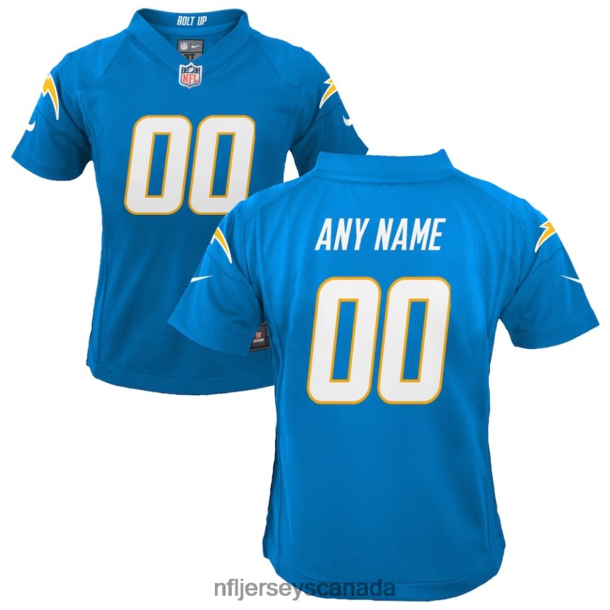 Youth Los Angeles Chargers Nike Powder Blue Custom Game Jersey Clothing NFL TBXFR61543