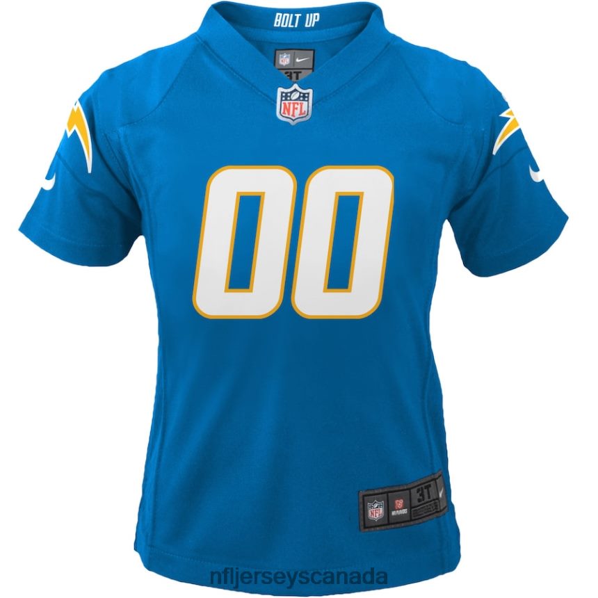 Youth Los Angeles Chargers Nike Powder Blue Custom Game Jersey Clothing NFL TBXFR61543
