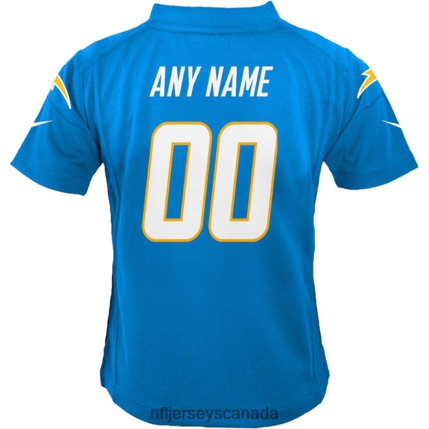 Youth Los Angeles Chargers Nike Powder Blue Custom Game Jersey Clothing NFL TBXFR61543
