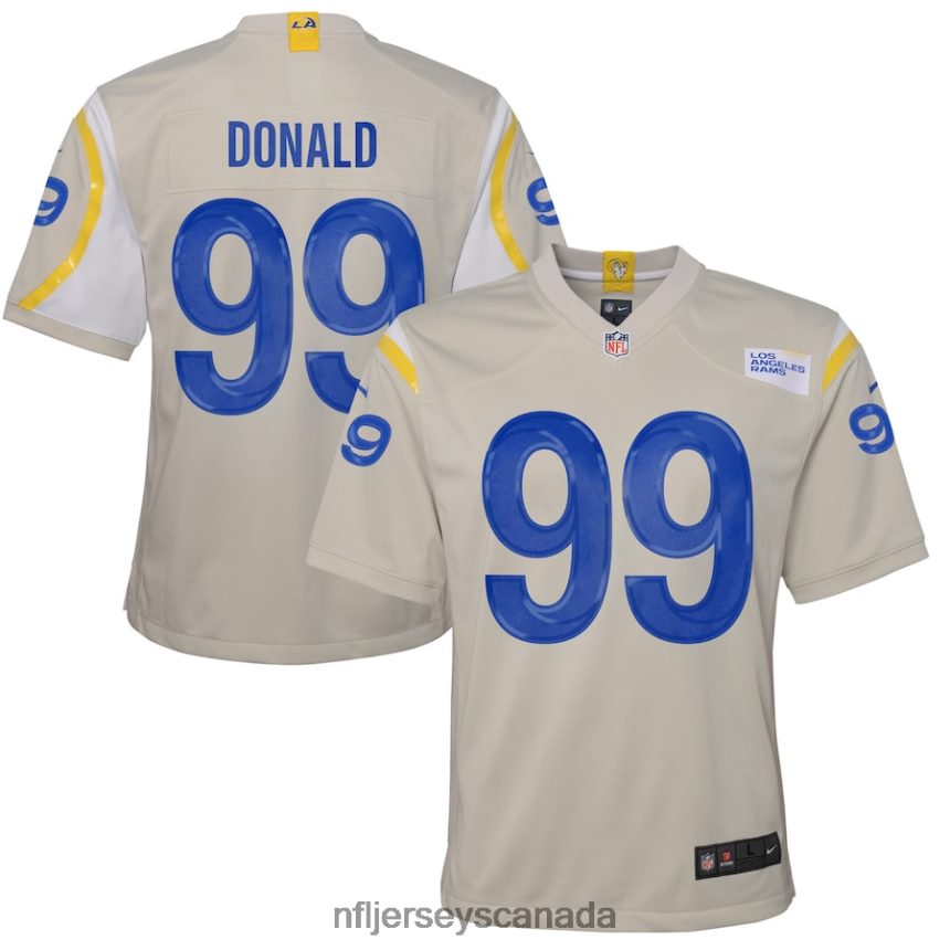Youth Los Angeles Rams Aaron Donald Nike Bone Game Jersey Clothing NFL TBXFR63542