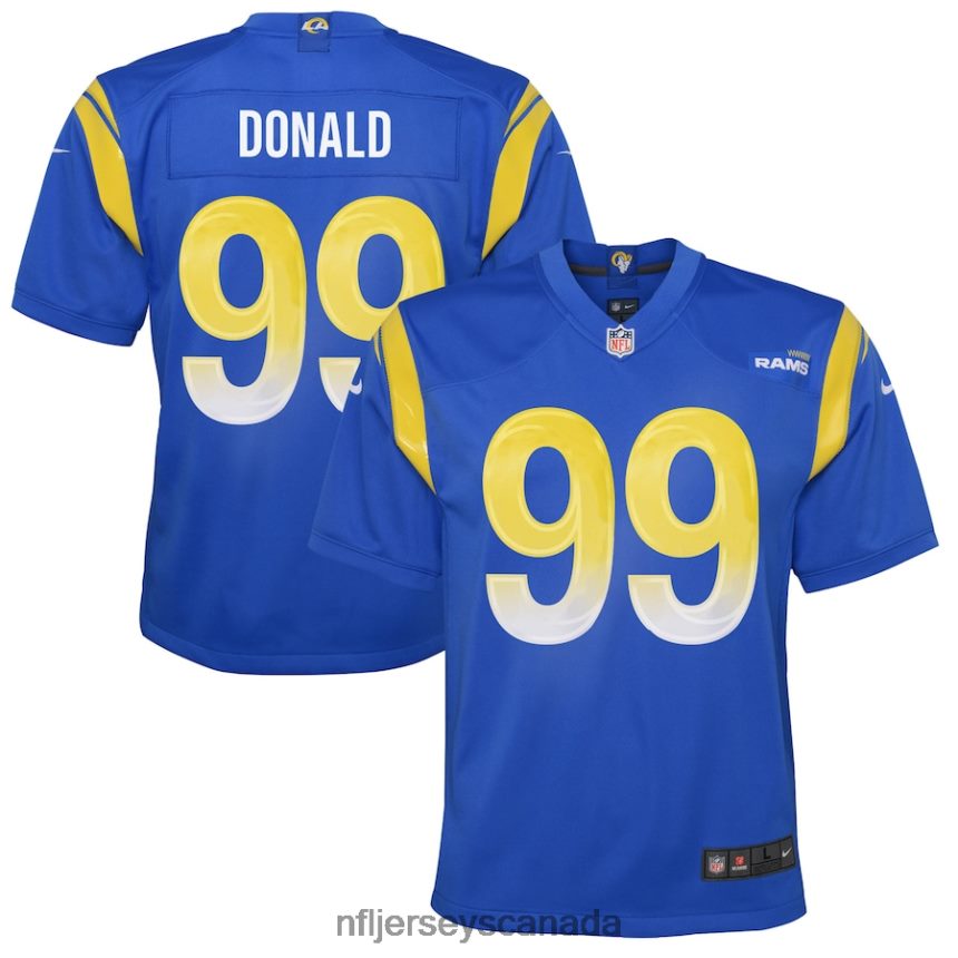 Youth Los Angeles Rams Aaron Donald Nike Royal Game Jersey Clothing NFL TBXFR6492