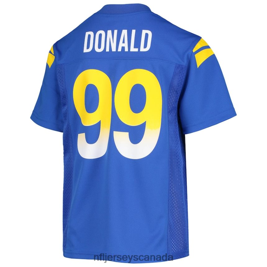 Youth Los Angeles Rams Aaron Donald Royal Replica Player Jersey Clothing NFL TBXFR62957