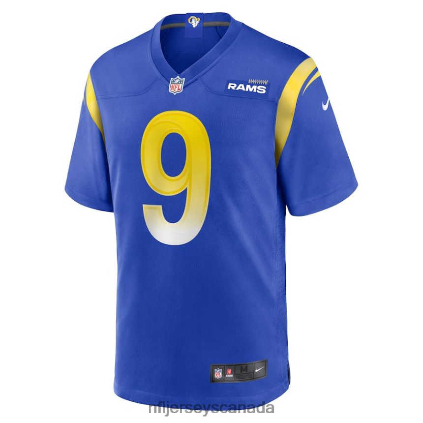 Youth Los Angeles Rams Matthew Stafford Nike Royal Game Jersey Clothing NFL TBXFR61243