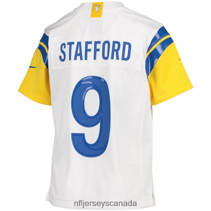 Youth Los Angeles Rams Matthew Stafford Nike White Game Jersey Clothing NFL TBXFR61277