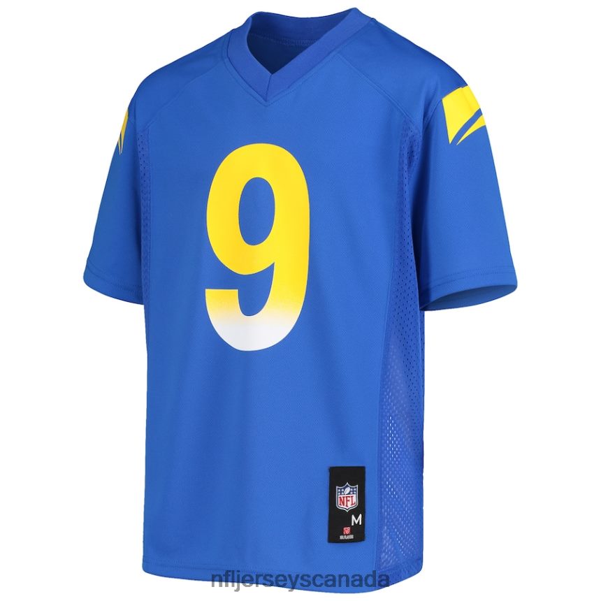 Youth Los Angeles Rams Matthew Stafford Royal Replica Player Jersey Clothing NFL TBXFR62550