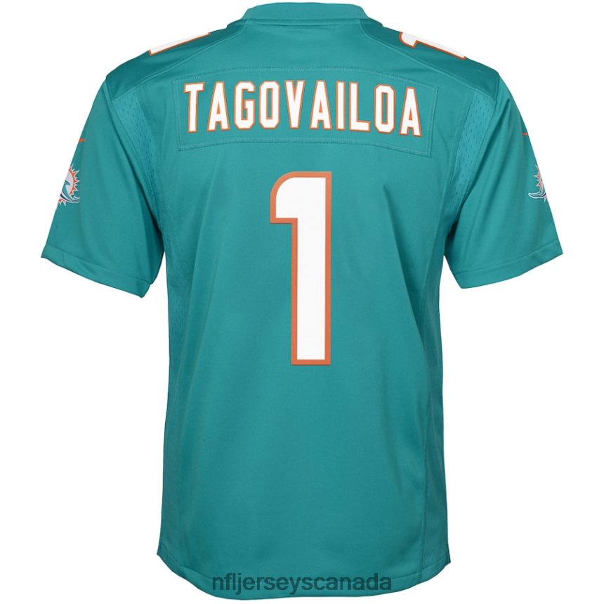 Youth Miami Dolphins Tua Tagovailoa Nike Aqua Game Jersey Clothing NFL TBXFR61787