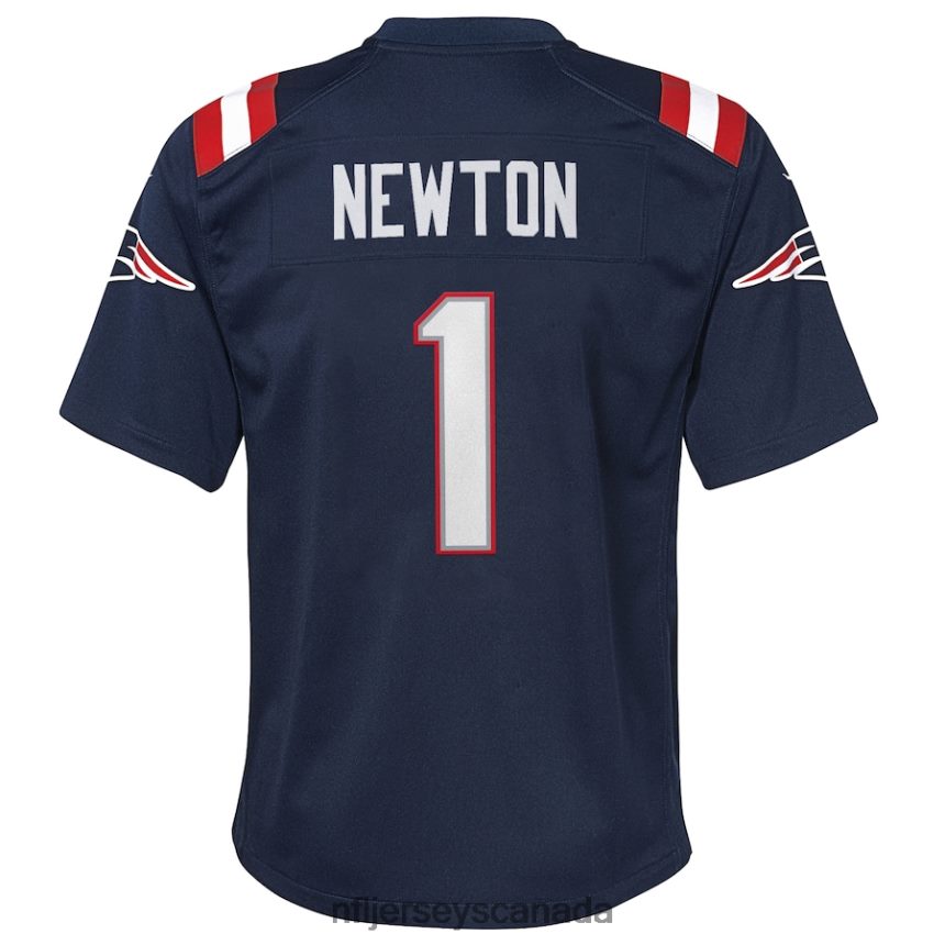 Youth New England Patriots Cam Newton Nike Navy Game Jersey Clothing NFL TBXFR61791