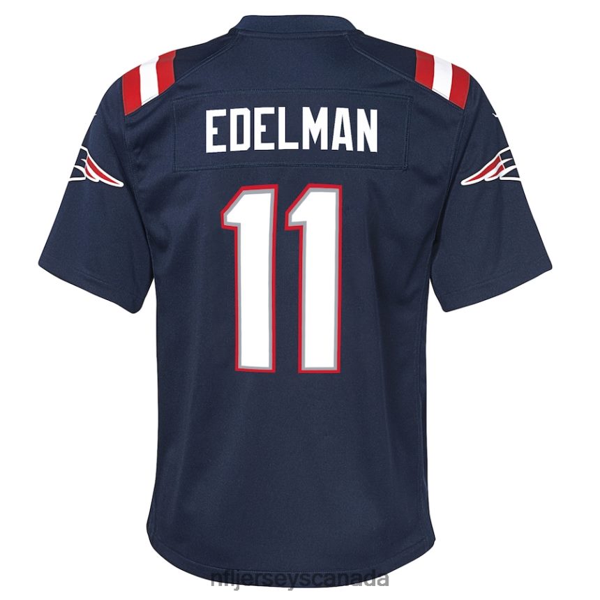Youth New England Patriots Julian Edelman Nike Navy Game Jersey Clothing NFL TBXFR6796