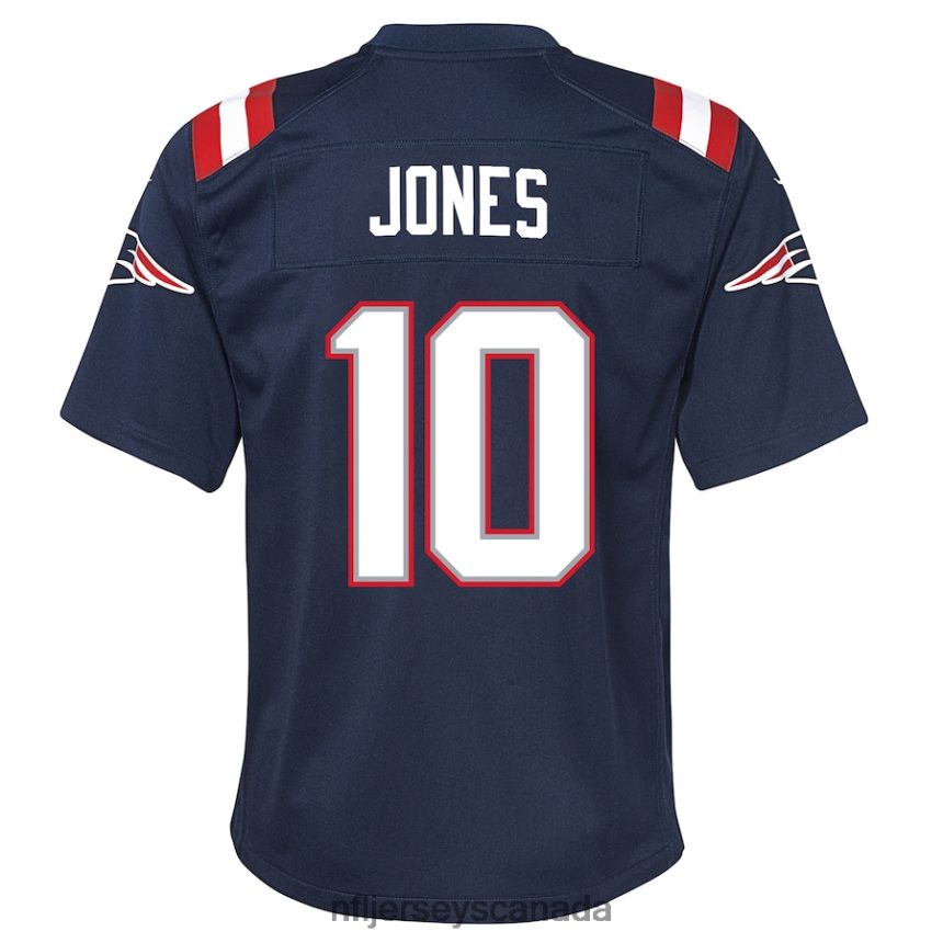Youth New England Patriots Mac Jones Nike Navy Game Jersey Clothing NFL TBXFR6850