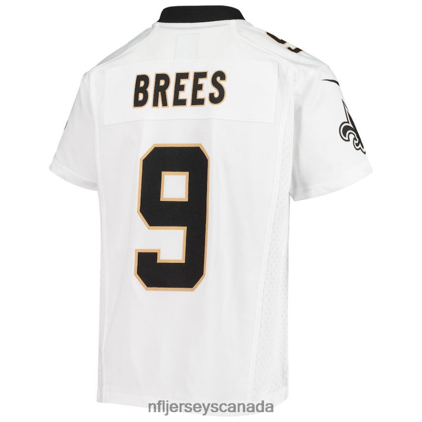 Youth New Orleans Saints Drew Brees Nike White Game Jersey Clothing NFL TBXFR61252