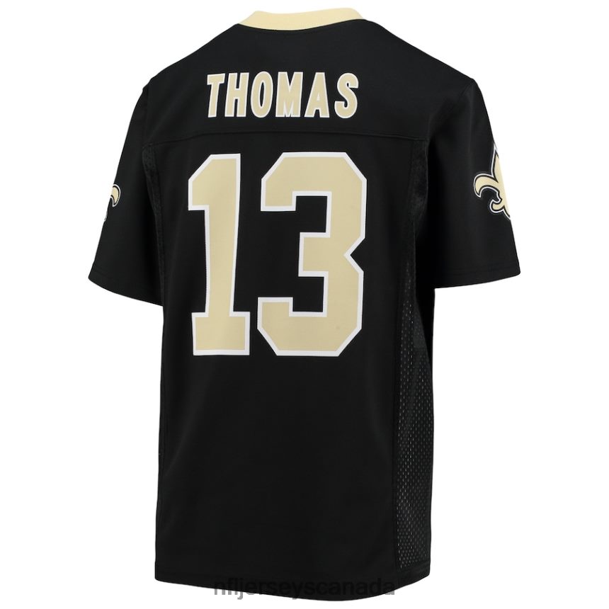 Youth New Orleans Saints Michael Thomas Black Replica Player Jersey Clothing NFL TBXFR6643