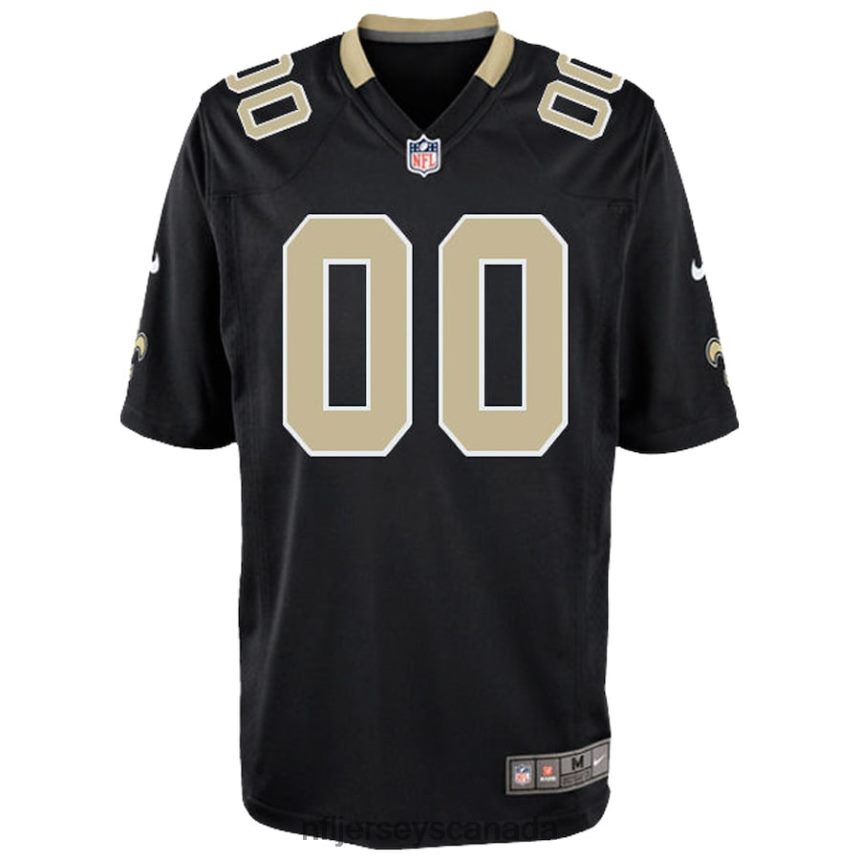 Youth New Orleans Saints Nike Black Custom Game Jersey Clothing NFL TBXFR6432