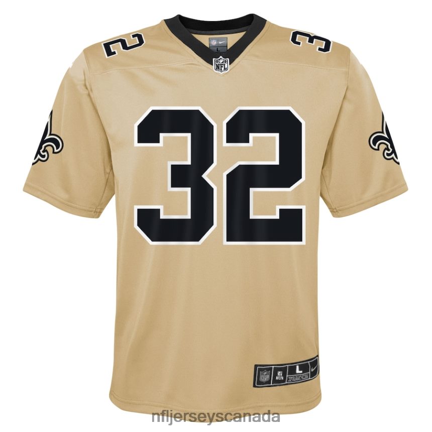Youth New Orleans Saints Tyrann Mathieu Nike Gold Inverted Game Jersey Clothing NFL TBXFR62569