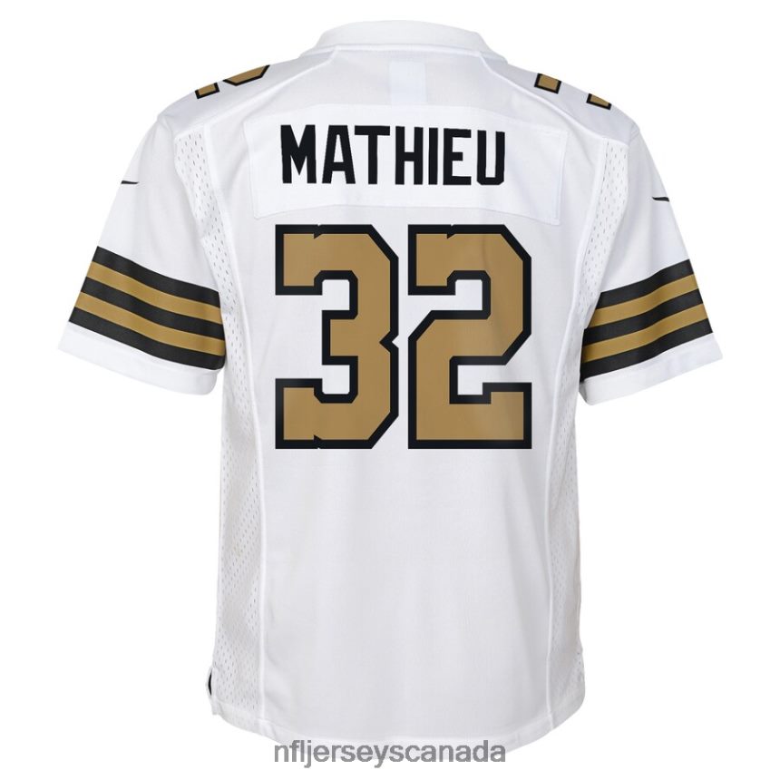 Youth New Orleans Saints Tyrann Mathieu Nike White Team Game Jersey Clothing NFL TBXFR61250
