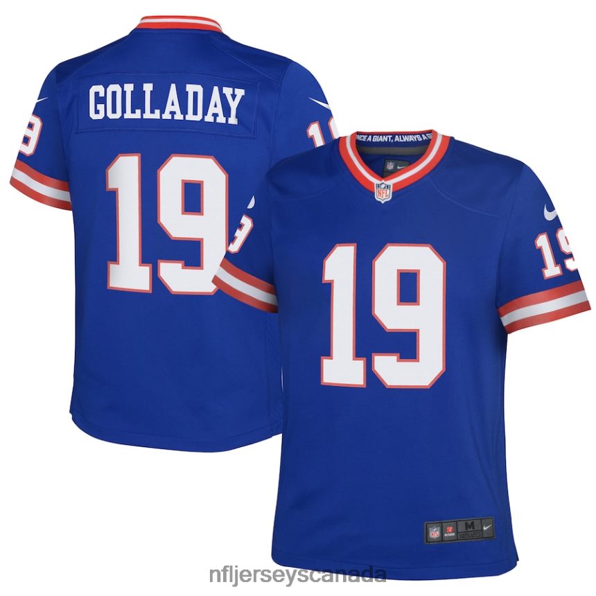 Youth New York Giants Kenny Golladay Nike Royal Classic Player Game Jersey Clothing NFL TBXFR63131