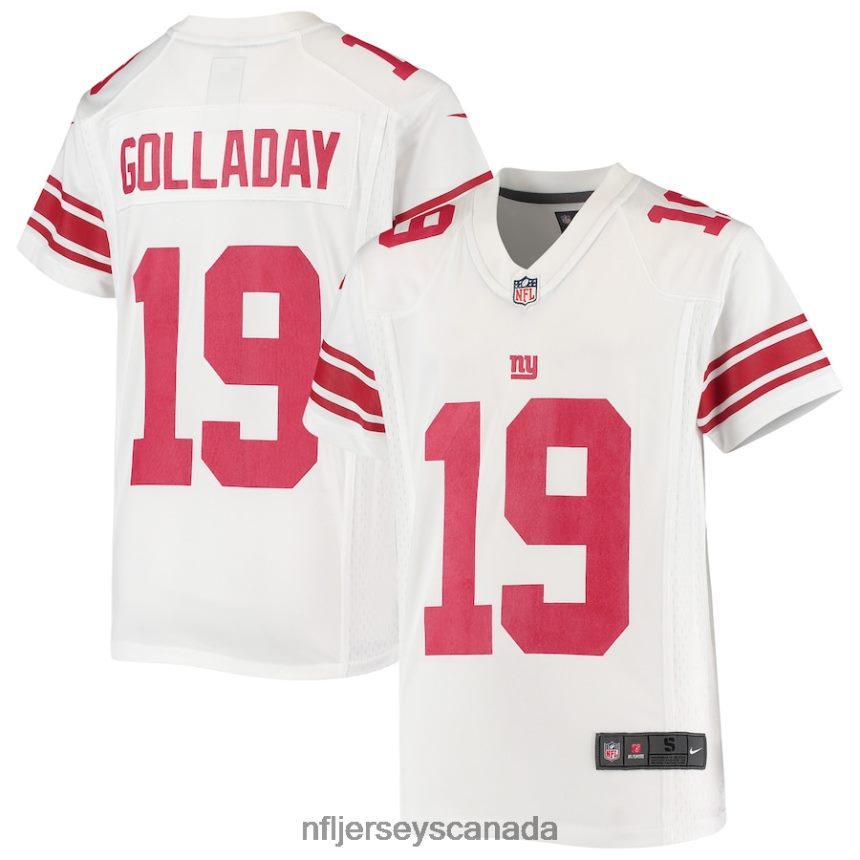 Youth New York Giants Kenny Golladay Nike White Game Jersey Clothing NFL TBXFR62247