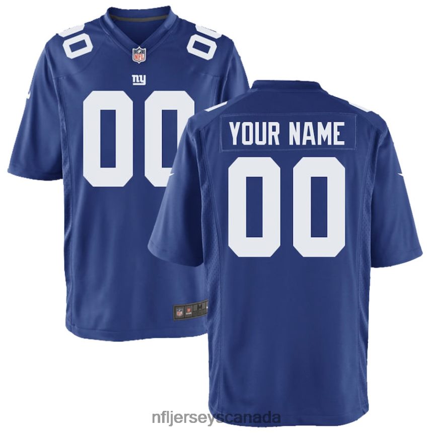 Youth New York Giants Nike Royal Custom Game Jersey Clothing NFL TBXFR6129