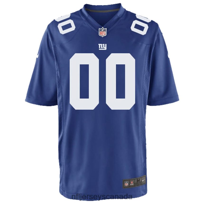 Youth New York Giants Nike Royal Custom Game Jersey Clothing NFL TBXFR6129