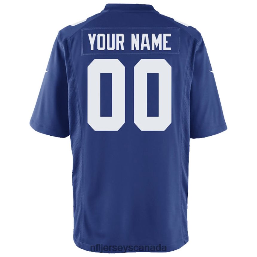 Youth New York Giants Nike Royal Custom Game Jersey Clothing NFL TBXFR6129