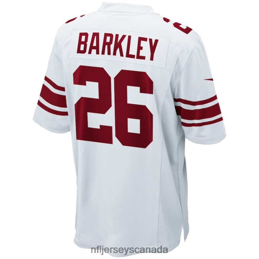 Youth New York Giants Saquon Barkley Nike White Game Jersey Clothing NFL TBXFR6950
