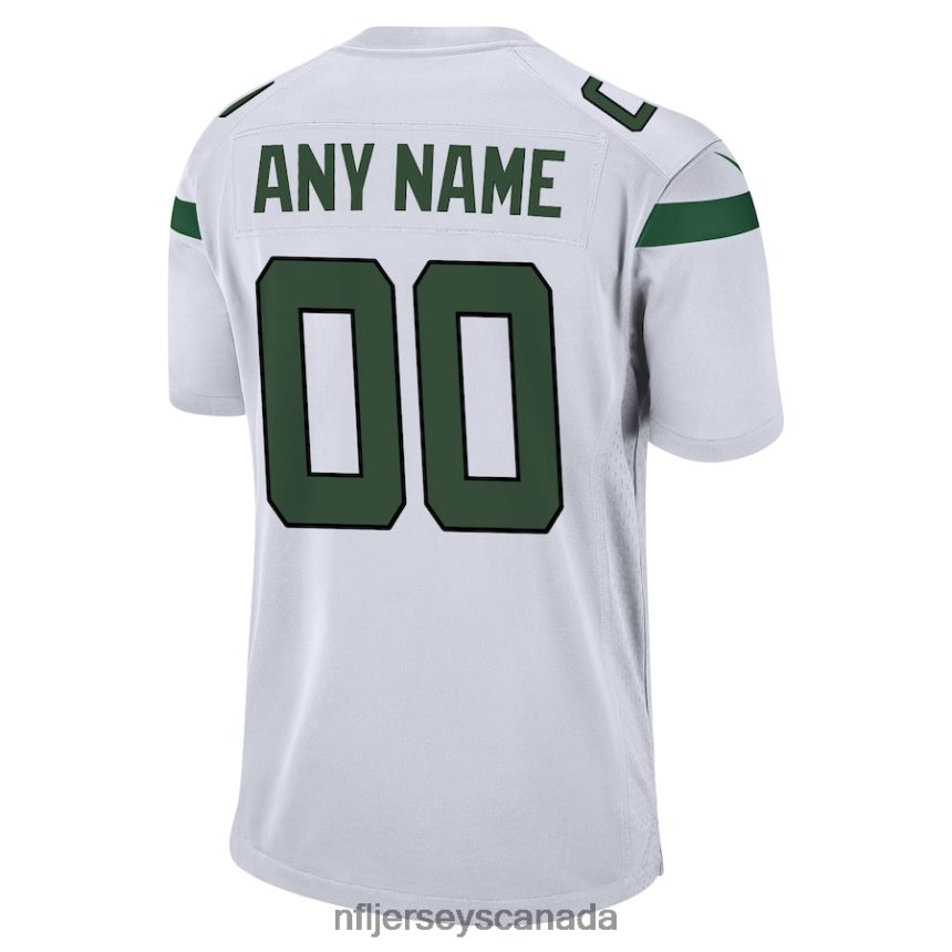 Youth New York Jets Nike Custom Game Jersey - White Clothing NFL TBXFR6914