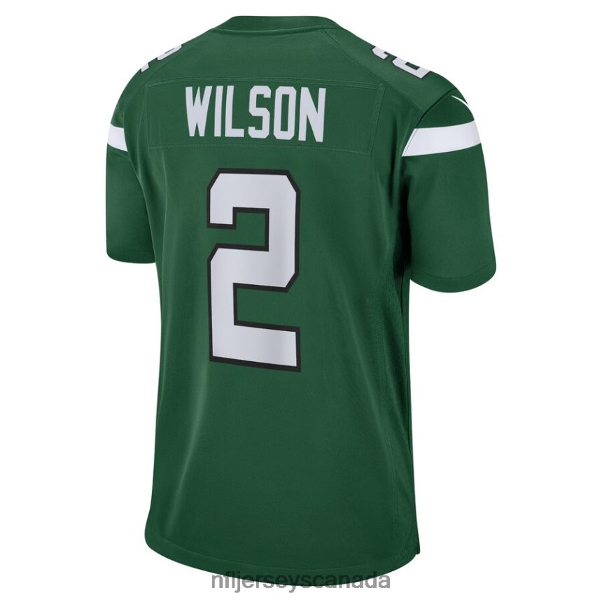 Youth New York Jets Zach Wilson Nike Gotham Green Game Jersey Clothing NFL TBXFR61829