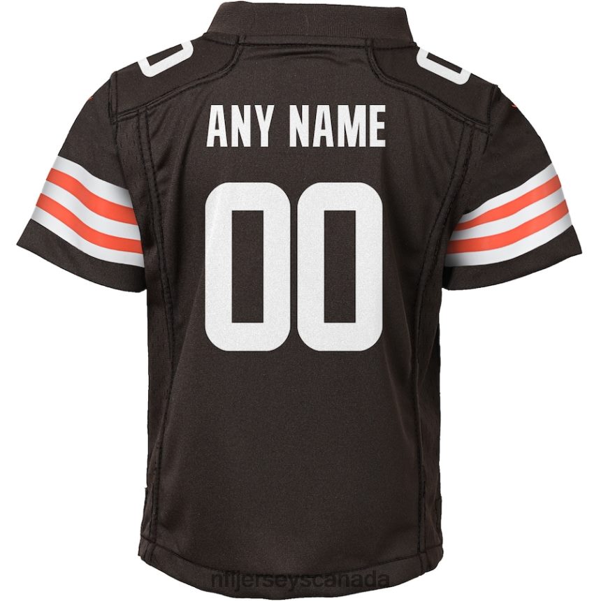 Youth Nike Cleveland Browns Brown Custom Game Jersey Clothing NFL TBXFR61681